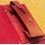 ROLEX Leather Wallet Bifold Coin Purse Billetero Cuero Cartera Portafoglio Brieftasche Red ref 60.02.03