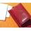 ROLEX Leather Wallet Bifold Coin Purse Billetero Cuero Cartera Portafoglio Brieftasche Red ref 60.02.03