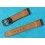 BRACELET DE MONTRES VINTAGES EN CUIR DE VEAU AUTHENTIQUE 16mm AVEC BOUCLE ARDILLON ACIER 14mm