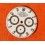 AUTHENTIQUE CADRAN DE MONTRE ROLEX COSMOGRAPH DAYTONA 116520 BLANC -NEUF--CAL 4130