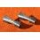 RARES NOS EMBOUTS 19mm "257" VINTAGE BRACELET A MAILLONS PLIES, ENDLINKS ACIER MONTRES ROLEX TUDOR 7835