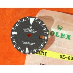 ♛N.O.S FACTORY ROLEX DIAL EXPLORER II 1655 WATCH FRECCIONE, STEVE MCQUEEN, LUMINOVA Cal 1570, 1575 auto, service dial♛