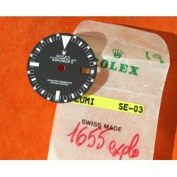 ? AUTHENTIQUE CADRAN ROLEX 1655 MONTRE EXPLORER II FRECCIONE, STEVE MCQUEEN LUMINOVA CAL 1575, 1570 N.O.S?