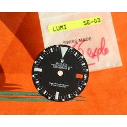 ? AUTHENTIQUE CADRAN ROLEX 1655 MONTRE EXPLORER II FRECCIONE, STEVE MCQUEEN LUMINOVA CAL 1575, 1570 N.O.S?