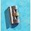 Rolex Tutone Oyster 6251H folded jubilee 15.90mm Connect folded clasp link parts fits 20/19mm bracelet end parts 19mm, 20mm