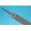Grobet Vallorbe Precision Demi Narrow Hand File Tool for watches, Swiss Jewelry Tools Cut