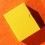BREITLING YELLOW STORAGE BOX WATCH DOCUMENTS - PAPERS -GUARANTEE