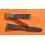 BRACELET 17mm CUIR FACON AUTRUCHE AVEC BOUCLE, COULEUR VERT