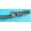 ZRC MADE IN FRANCE, DARK GREEN COLOR NAUTIC SHARK LEATHER STRAP BRACELET WATCHES 18mm WITH DEPLOYANT CLASP