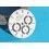 STELLAR ROLEX 16523, 16528 18K GOLD & WHITE COSMOGRAPH DAYTONA WATCH DIAL EL PRIMERO ZENITH CAL 4030