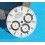 STELLAR ROLEX 16523, 16528 18K GOLD & WHITE COSMOGRAPH DAYTONA WATCH DIAL EL PRIMERO ZENITH CAL 4030