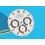 STELLAR ROLEX 16523, 16528 18K GOLD & WHITE COSMOGRAPH DAYTONA WATCH DIAL EL PRIMERO ZENITH CAL 4030