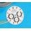 STELLAR ROLEX 16523, 16528 18K GOLD & WHITE COSMOGRAPH DAYTONA WATCH DIAL EL PRIMERO ZENITH CAL 4030