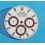 STELLAR ROLEX 16523, 16528 18K GOLD & WHITE COSMOGRAPH DAYTONA WATCH DIAL EL PRIMERO ZENITH CAL 4030