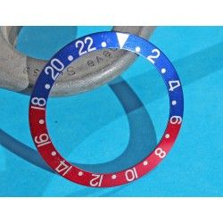 Vintage 1971 Rolex GMT Master 1675, 16750 Pepsi Blue & Red Faded color Bezel Watch Insert Part