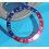 Vintage Rolex GMT Master 1675, 16750, 16753, 16758 Pepsi Blue & Red color Bezel Watch Insert Part
