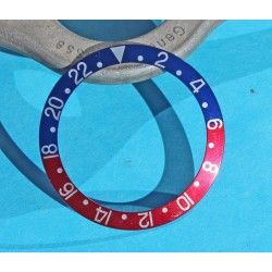 Vintage 1971 Rolex GMT Master 1675, 16750 Pepsi Blue & Red Faded color Bezel Watch Insert Part