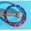 Vintage Rolex GMT Master 1675, 16750, 16753, 16758 Pepsi Blue & Red color Bezel Watch Insert Part