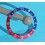 Vintage Rolex GMT Master 1675, 16750, 16753, 16758 Pepsi Blue & Red color Bezel Watch Insert Part