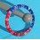 INSERT PEPSI ROUGE / BLEU DE MONTRES VINTAGES ROLEX GMT MASTER 1675, 16750, 16758, 16753 FAT FRONT
