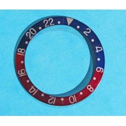 Vintage 1971 Rolex GMT Master 1675, 16750 Pepsi Blue & Red Faded color Bezel Watch Insert Part