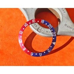 Vintage Rolex GMT Master 1675, 16750, 16753, 16758 Pepsi Blue & Red color Bezel Watch Insert Part