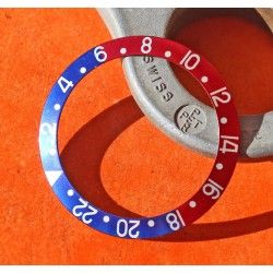 Vintage Rolex GMT Master 1675, 16750, 16753, 16758 Pepsi Blue & Red color Bezel Watch Insert Part