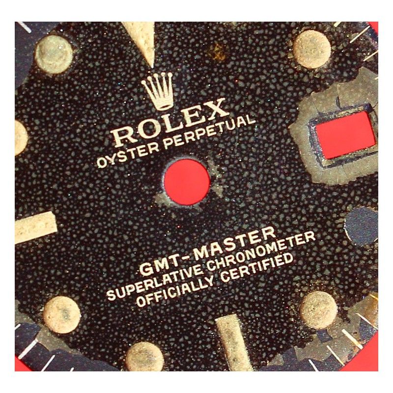 ▄▀▄ 60's VINTAGE TROPICAL 1675 GILT GLOSSY ROLEX TRITIUM DIAL GMT MASTER 1675 PCG CORNINO cal 1565, 1575 ▄▀▄