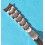 ★ ROLEX "BIG CROWN" 1968 BRACELET RIVETS LINKS 7205 Rivet 19mm Daytona 6240, 6241, 6263, 6262, 6240 ★