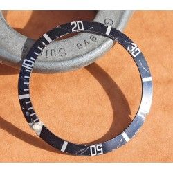 Vintage Rolex blueish faded Fat Font bezel insert for submariner 5513, 5512, 5510, 1680, 1665, 6538, 6536 watches