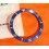 RARE INSERT LUNETTE BLEU MONTRE ROLEX SUBMARINER 16613, 16618, 16803, 16808 PERLE LUMINOVA