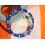 Stunning 90's Dark Blue color Rolex Submariner Tutone 16803, 16613, 16808, 16618, Gold Watch Bezel Insert Part