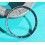 VINTAGE LUNETTE GRADUEE INTERNE BLEUE DE MONTRES BREITLING Ø30mm