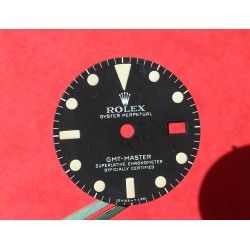 Original LEOPARD Vintage 1675 Tritium Rolex Oyster Perpetual GMT Master "Matte" Dial for Restore Cal 1565, 1575