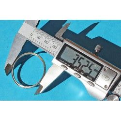 ROLEX THUNDERBIRD TURN-O-GRAPH 1625 ORIGINALE LUNETTE ROTATIVE OR BLANC 14Kt MONTRES VINTAGE