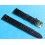 Vintage Rolex Original Black Crocodile Leather Strap watch New 17mm x 14mm with gold filled buckle