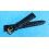 Vintage Rolex Original Black Crocodile Leather Strap watch New 17mm x 14mm with gold filled buckle