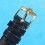 Vintage Rolex Original Black Crocodile Leather Strap watch New 17mm x 14mm with gold filled buckle