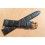 Vintage Rolex Original Black Crocodile Leather Strap watch New 17mm x 14mm with gold filled buckle