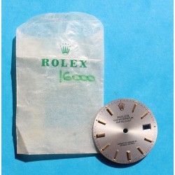 VINTAGE CADRAN ROLEX OYSTER PERPETUAL DATEJUST CHIFFRES ROMAINS GRIS 16000,16030,16014 cal 3035, 3135 