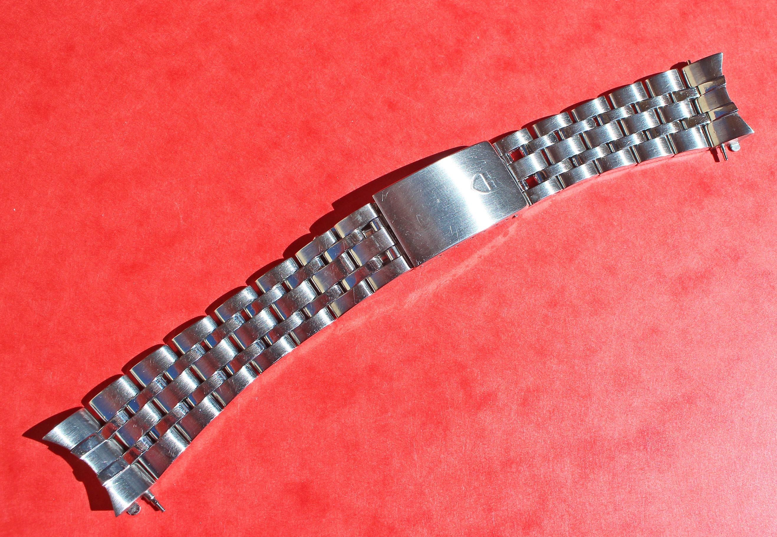 Rare Tudor jubilee bracelet 20mm ref 62490 / 632, stainless steel ...