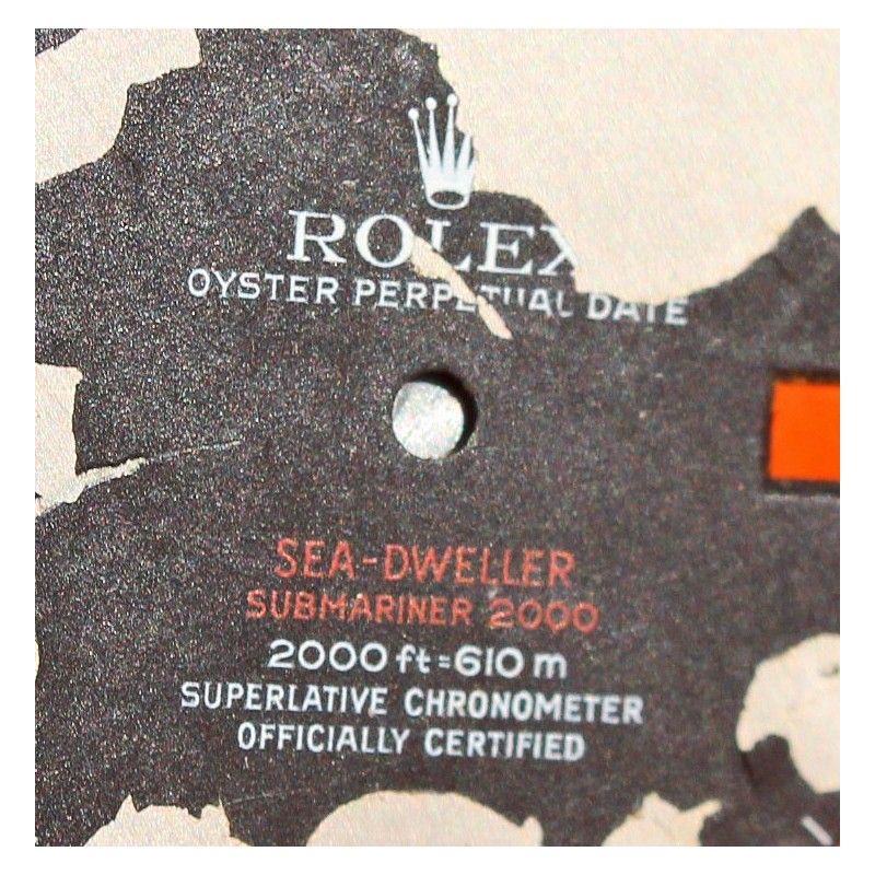 ♛ Factory Original 1665 Rolex Sea-Dweller Dial luminova For Plastic Model Dated Seadweller ♛ 