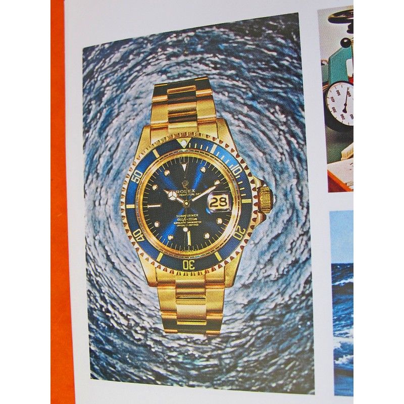 Rare Vintage Rolex book "Of Time & Man" 1985 brochure