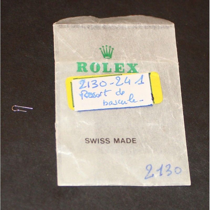 ROLEX OEM watch part Spring for balance stop 2130, 2135 - Part 2130-245, Pre-owned fits on automatic calibers 2130, 2135