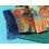Genuine ROLEX, ROLDECO Blue Colorfull Silk Scarf, Lenço Seda, Schal, Seide Seidentuch, Sciarpa Seta 
