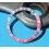 ROLEX Fat Font BEZEL Insert GMT Master II 16710, 16700, 16760 Sophia Loren, Fat Lady OEM Original FADED