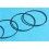ROLEX Lot od original Deep Inner Gasket Caseback watches Submariner 5512, 5513, 1680, 5514, 5517, COMEX Ø30mm