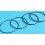 ROLEX Lot od original Deep Inner Gasket Caseback watches Submariner 5512, 5513, 1680, 5514, 5517, COMEX Ø30mm