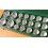 Rolex Collectible Vintage Watch Parts oblong Green Box tools Display Containers hands, dials, insert, bezel, horology spares