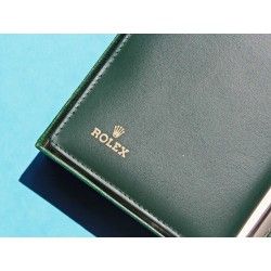 Rolex Rare jeu de cartes Bridges et son étui en cuir avec stylo